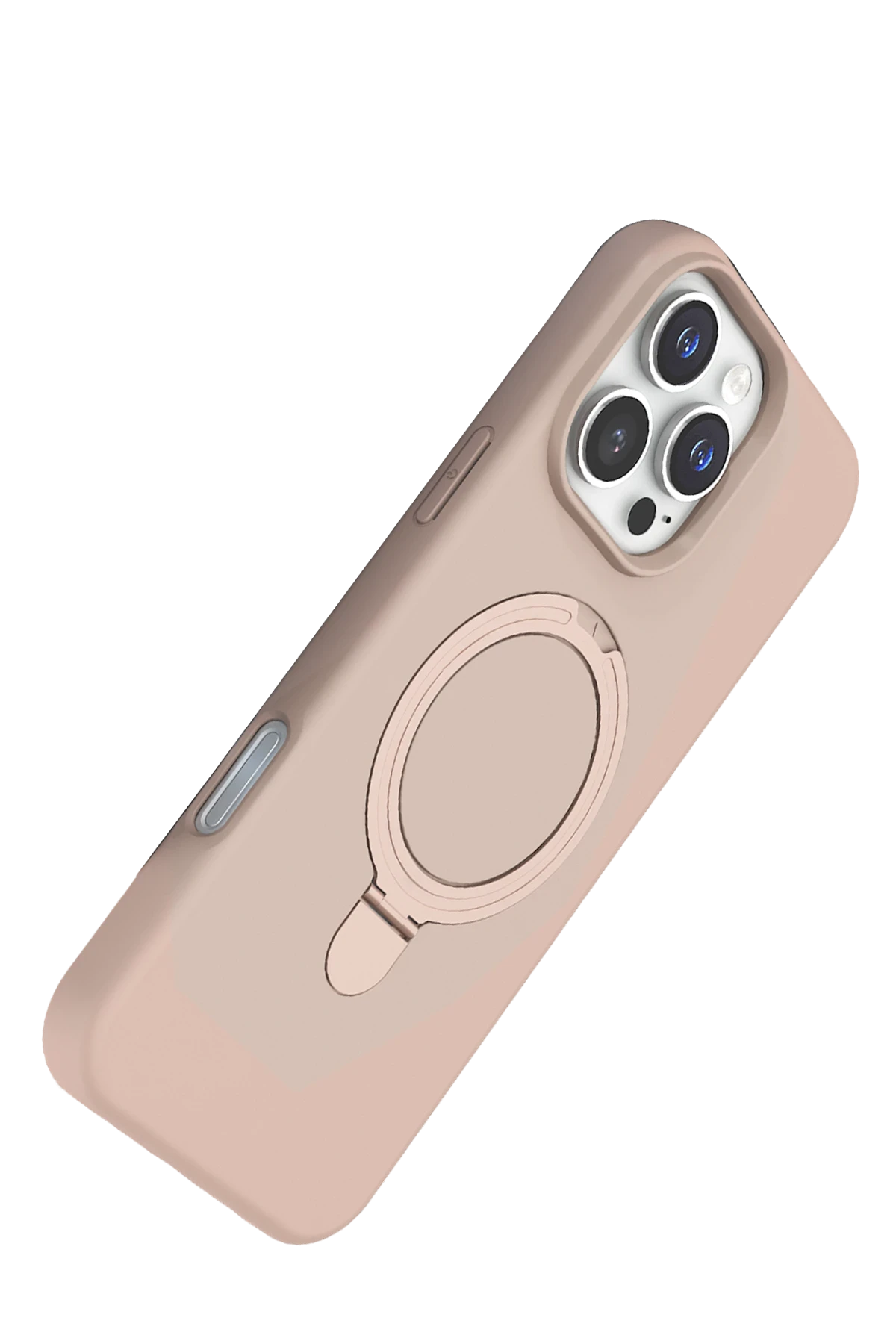 Newface Apple iPhone 16 Pro Max Regal Magsafe Standlı Kapak - Çöl Titanyum
