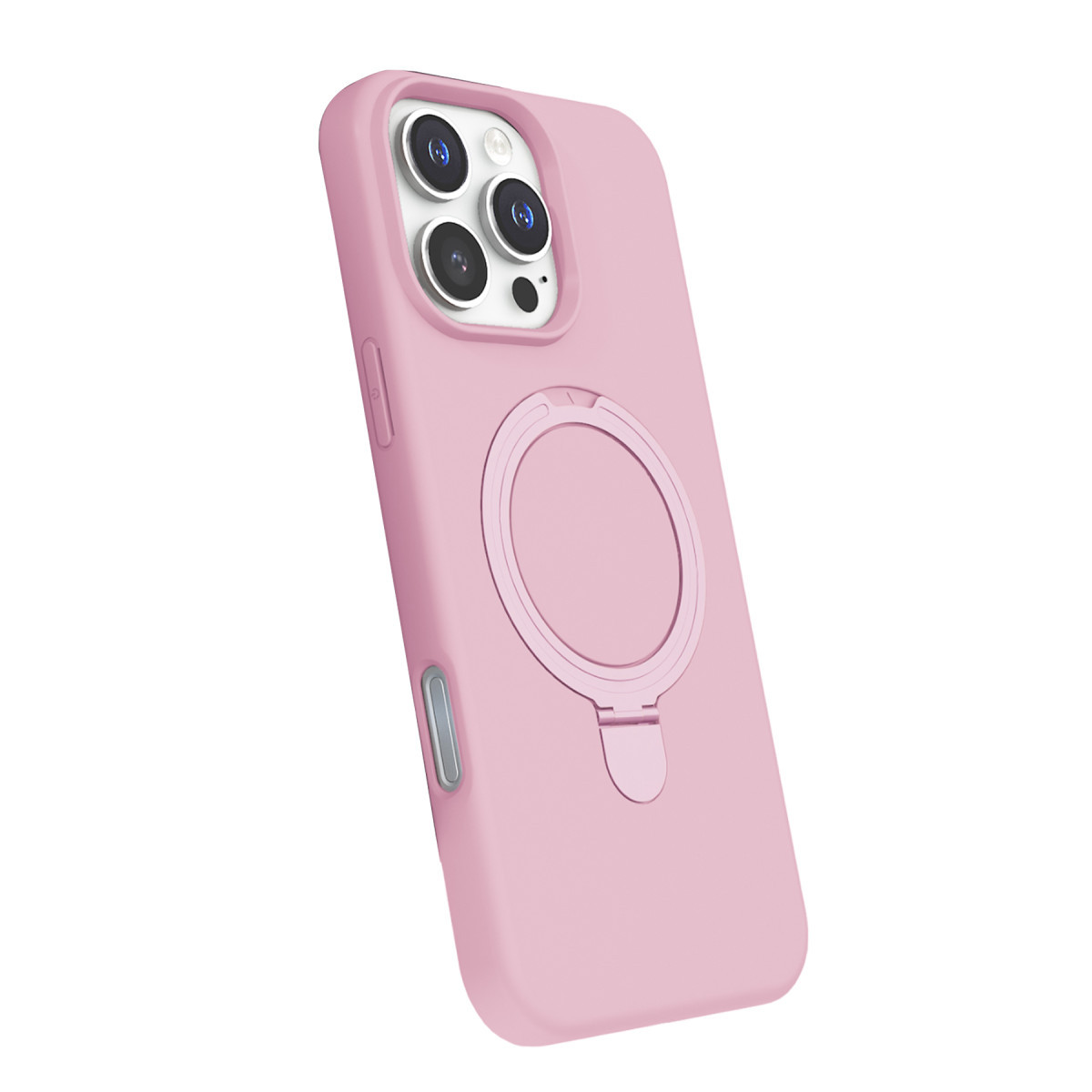 Newface Apple iPhone 16 Pro Regal Magsafe Standlı Kapak - Açık Pembe — görsel 12