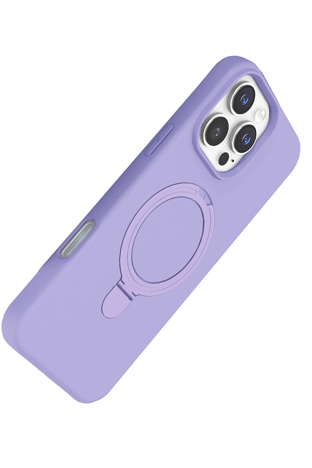 Newface Apple iPhone 16 Pro Max Regal Magsafe Standlı Kapak - Lila