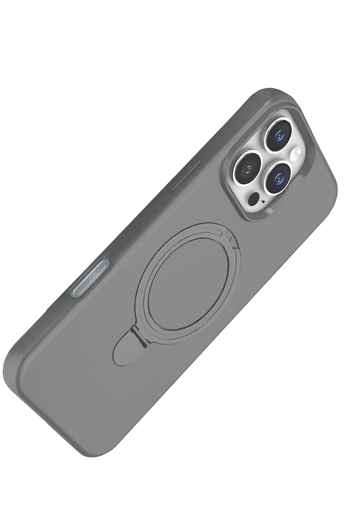 Newface Apple iPhone 16 Pro Regal Magsafe Standlı Kapak - Titan Gri