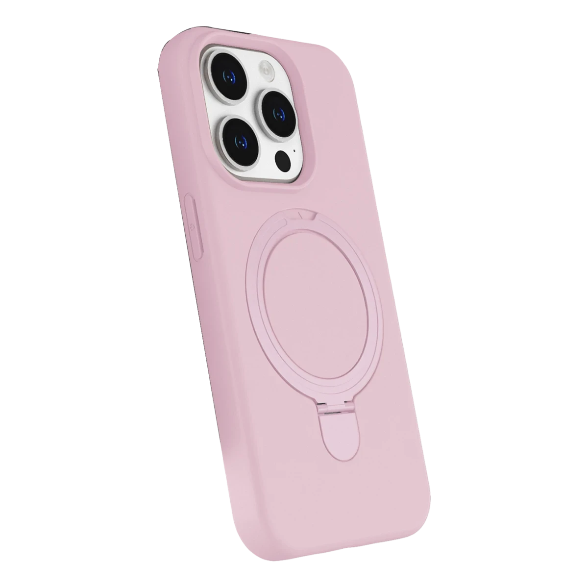 Newface Apple iPhone 15 Pro Max Regal Magsafe Standlı Kapak - Açık Pembe — görsel 7