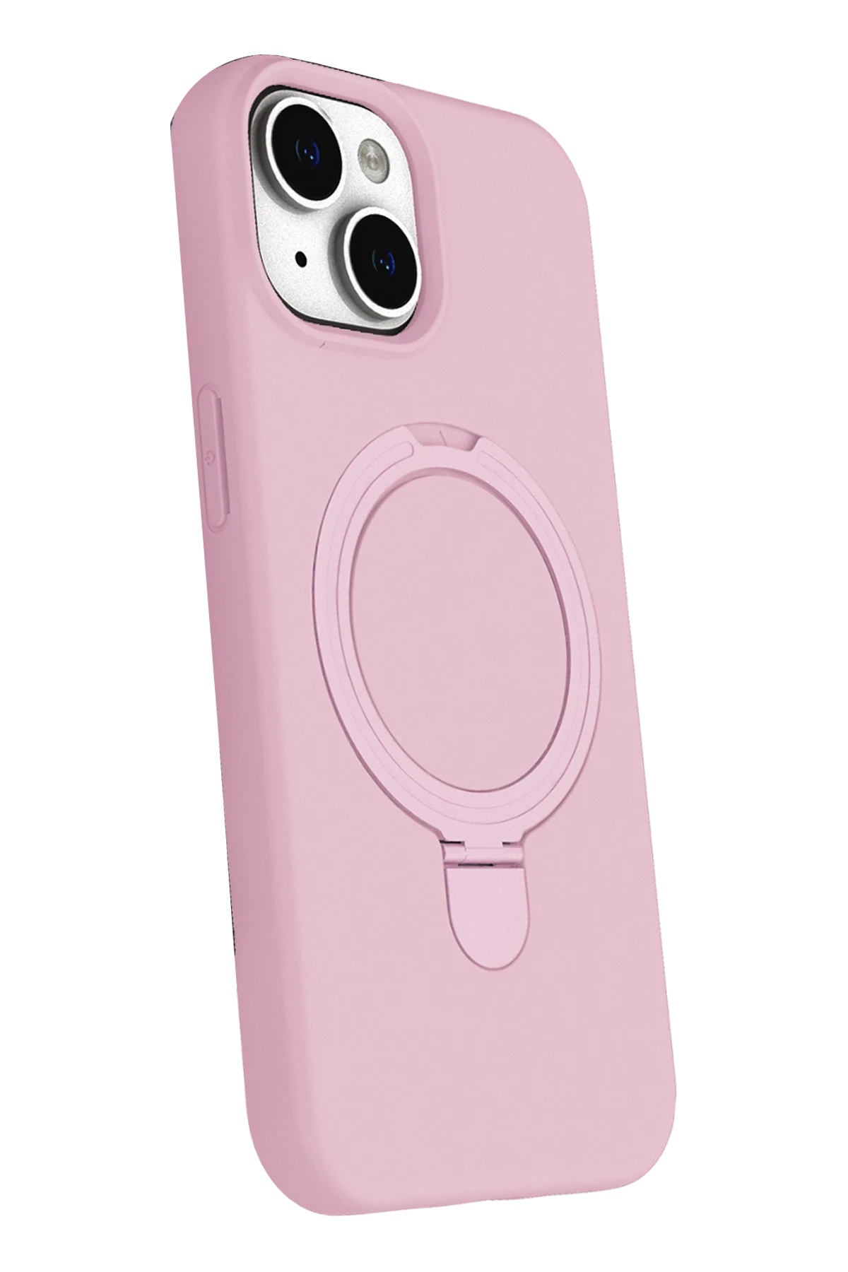 Newface Apple iPhone 15 Plus Regal Magsafe Standlı Kapak - Açık Pembe — görsel 2