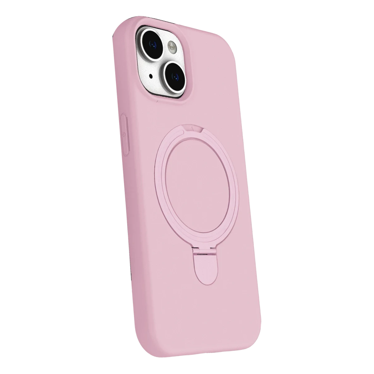 Newface Apple iPhone 15 Plus Regal Magsafe Standlı Kapak - Açık Pembe — görsel 7