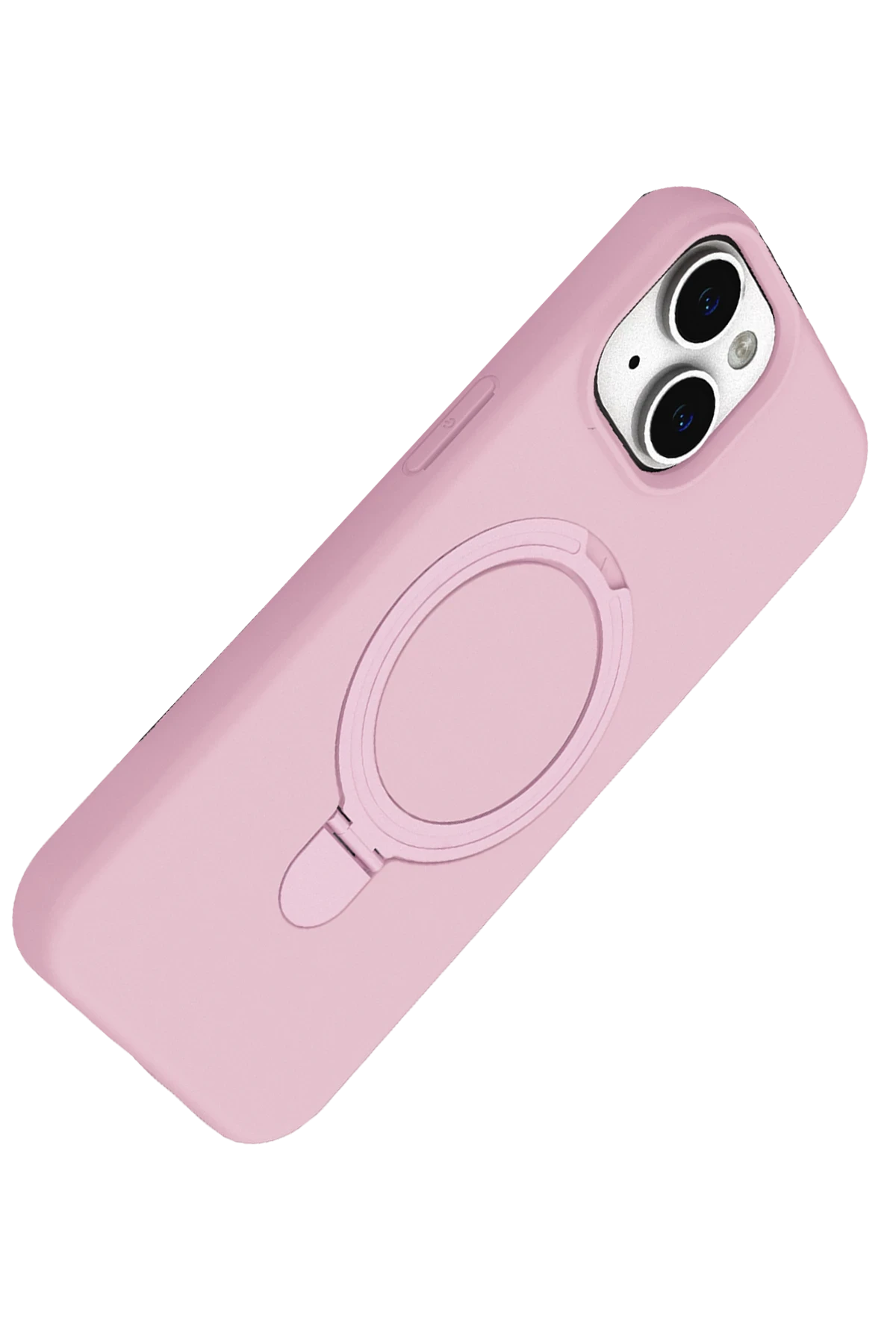 Newface Apple iPhone 15 Plus Regal Magsafe Standlı Kapak - Açık Pembe — görsel 3