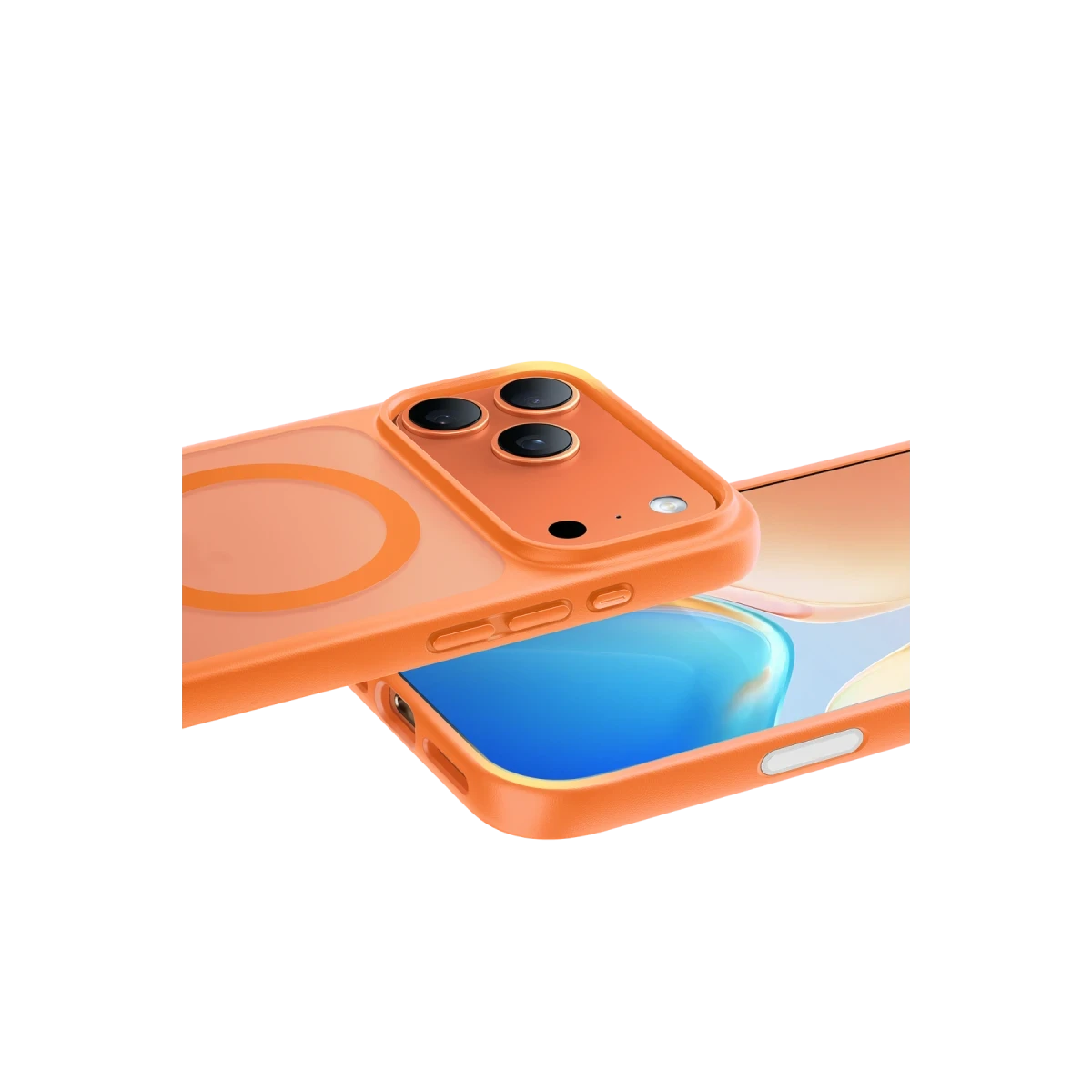 Torras Apple iPhone 18 Pro/17 Pro Guardian Magsafe Kılıf - Turuncu