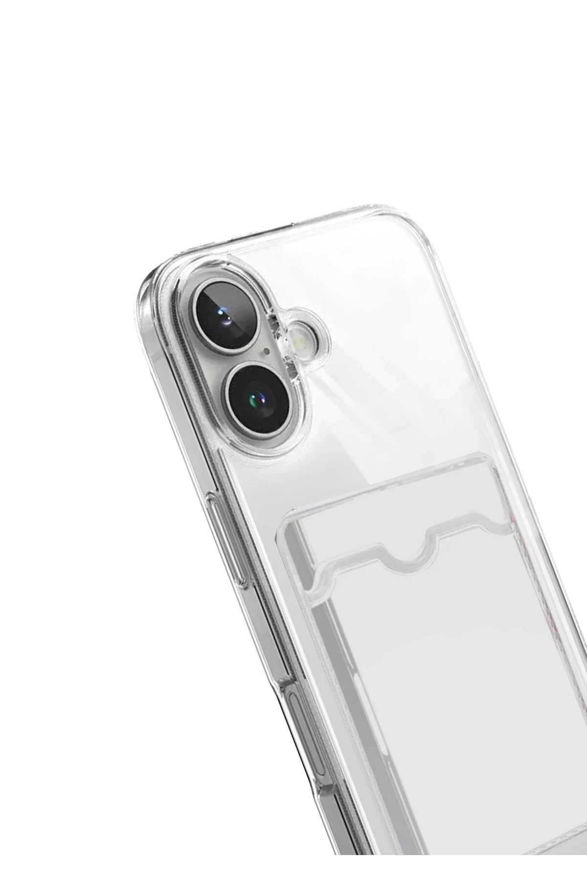 Newface Apple iPhone 17 Kart Şeffaf Silikon - Şeffaf