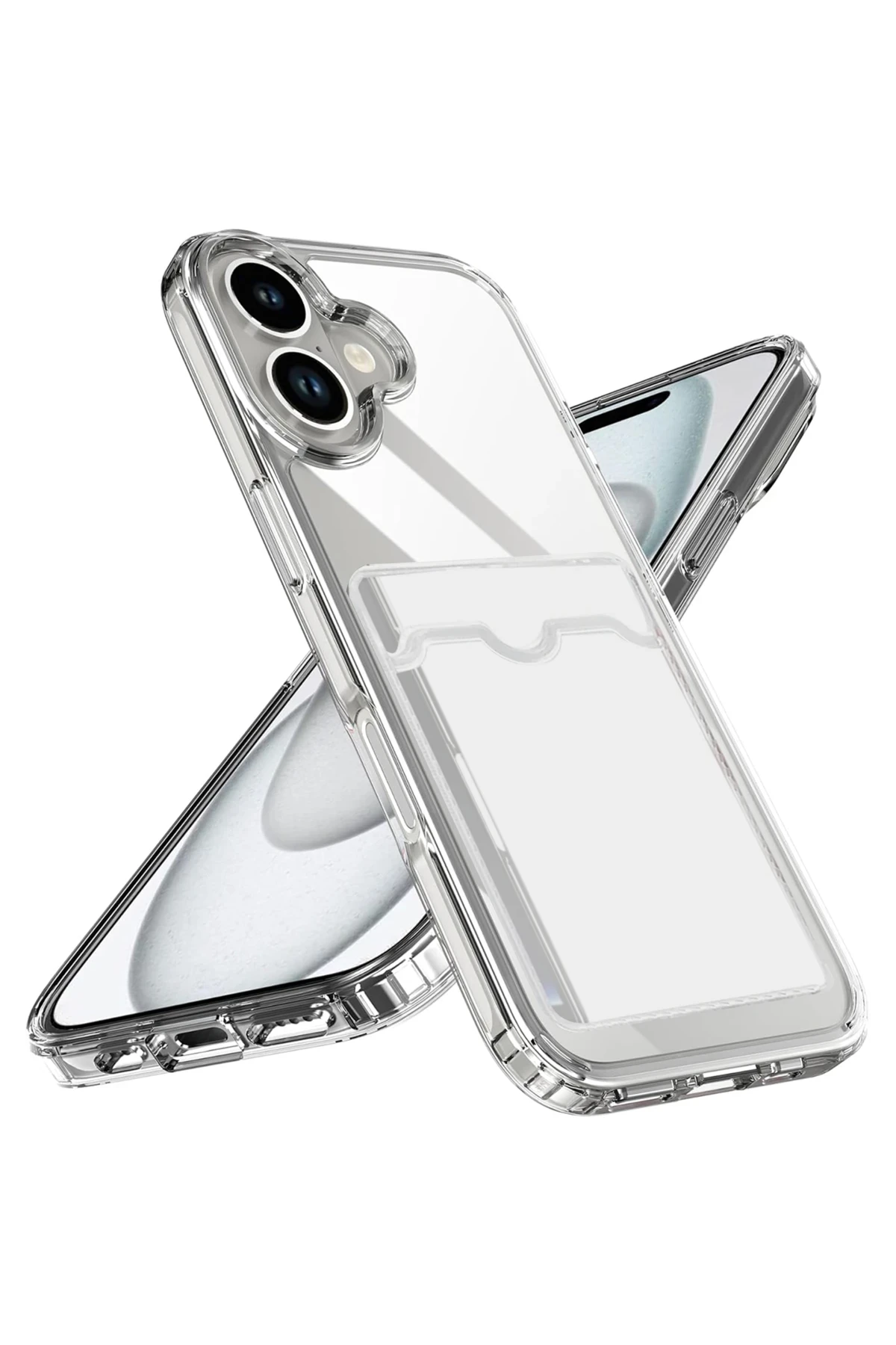 Newface Apple iPhone 17 Kart Şeffaf Silikon - Şeffaf