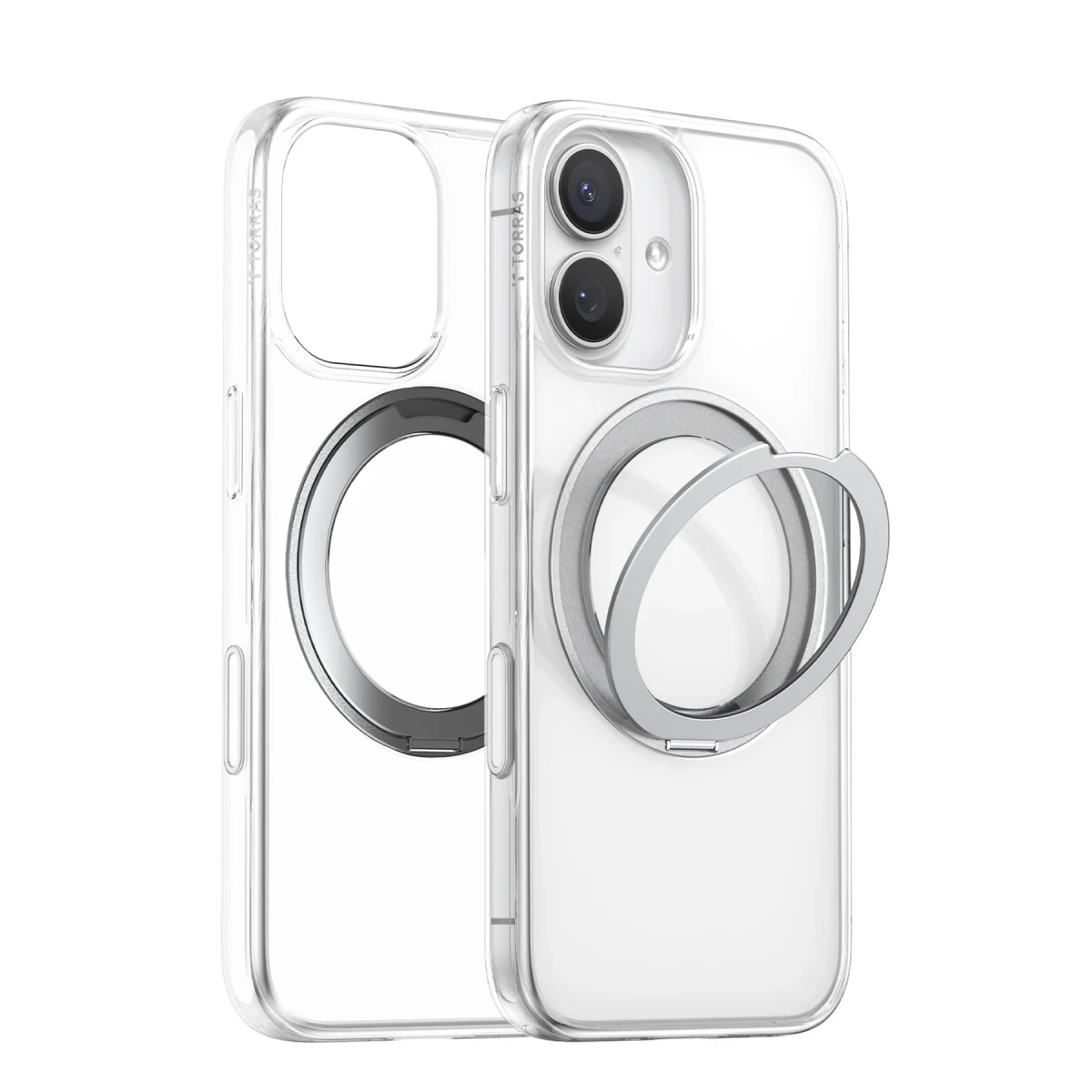 Torras Apple iPhone 17 O Stand Pro Serisi Magsafe Kılıf - Şeffaf