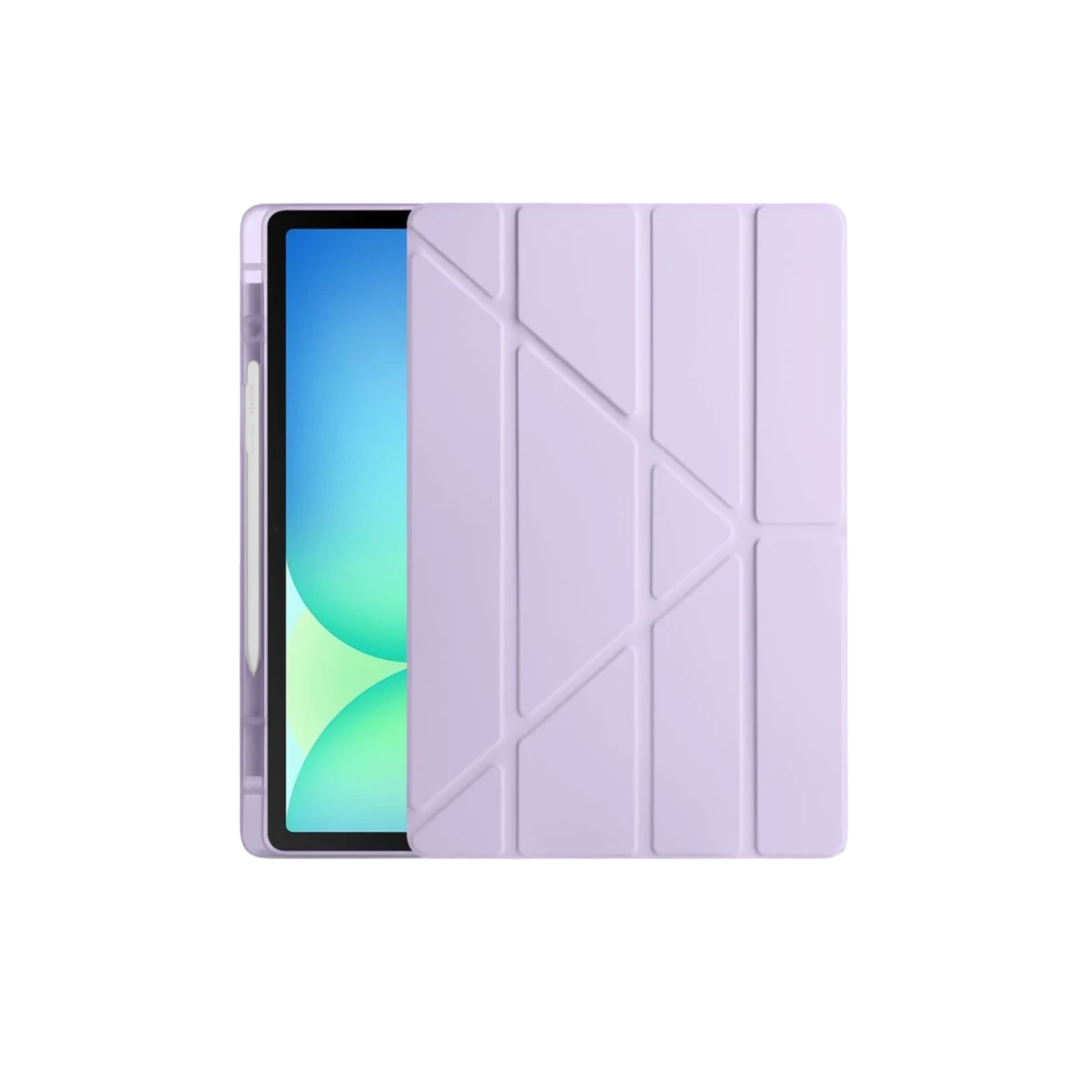Newface Samsung Galaxy Tab S10 FE Plus 13.1 Kalemlikli Hugo Tablet Kılıfı - Lila