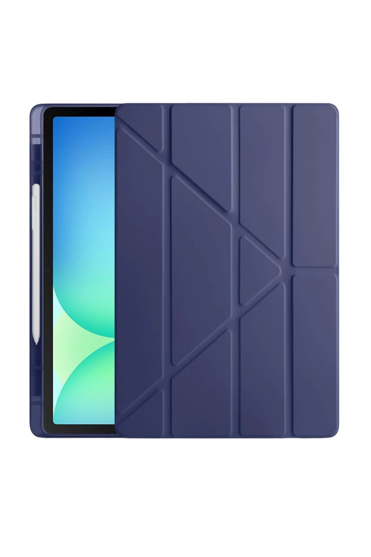 Newface iPad Pro 13 (2024) Kılıf Kalemlikli Hugo Tablet Kılıfı - Lacivert