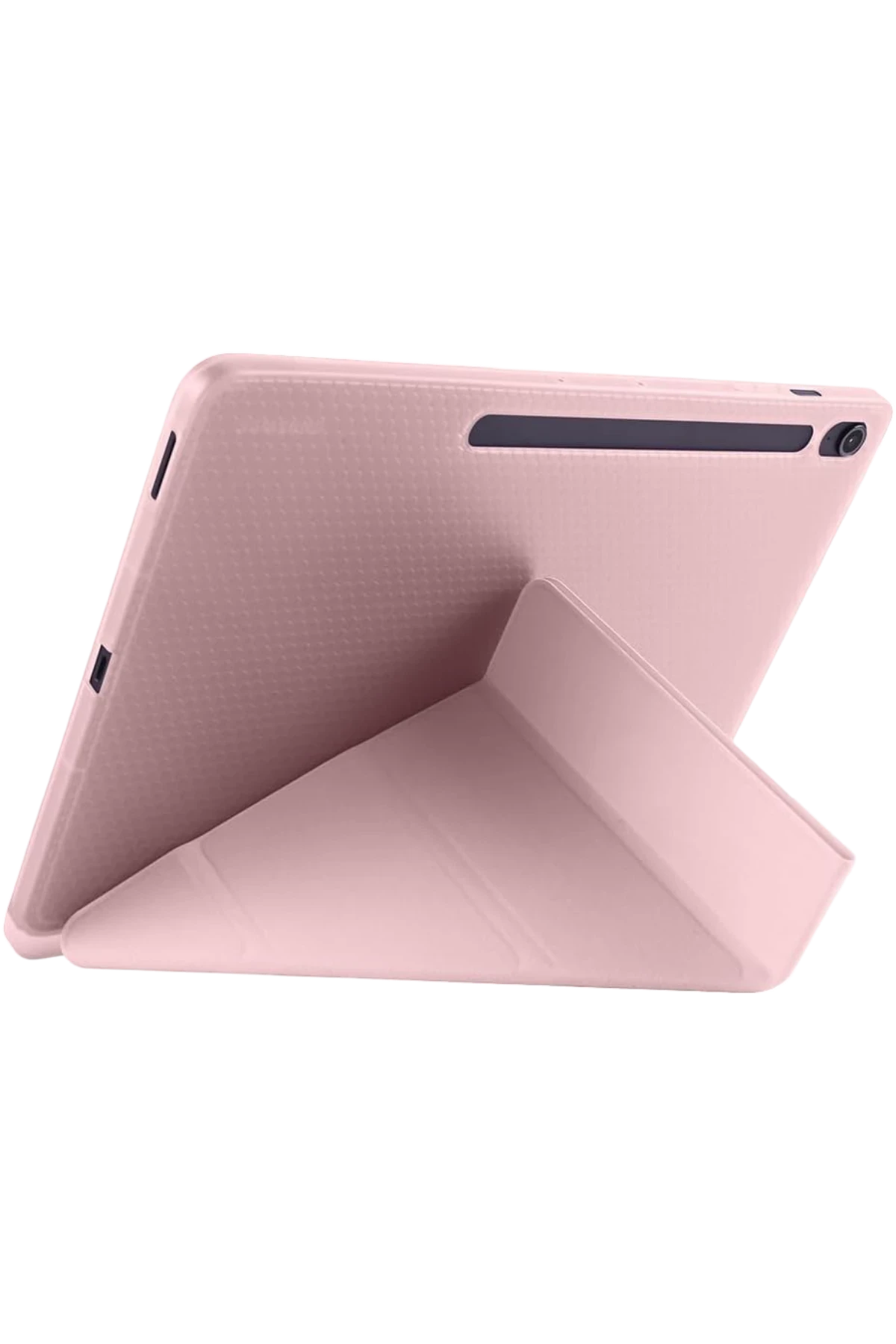 Newface iPad Pro 13 (2024) Kılıf Kalemlikli Hugo Tablet Kılıfı - Rose Gold