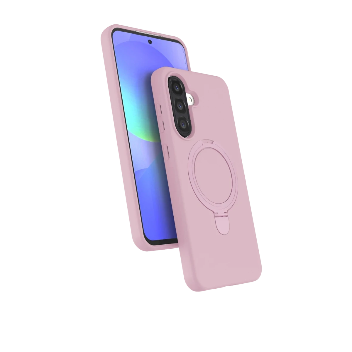 Newface Samsung Galaxy A26 Regal Magsafe Standlı Kapak - Açık Pembe — görsel 6
