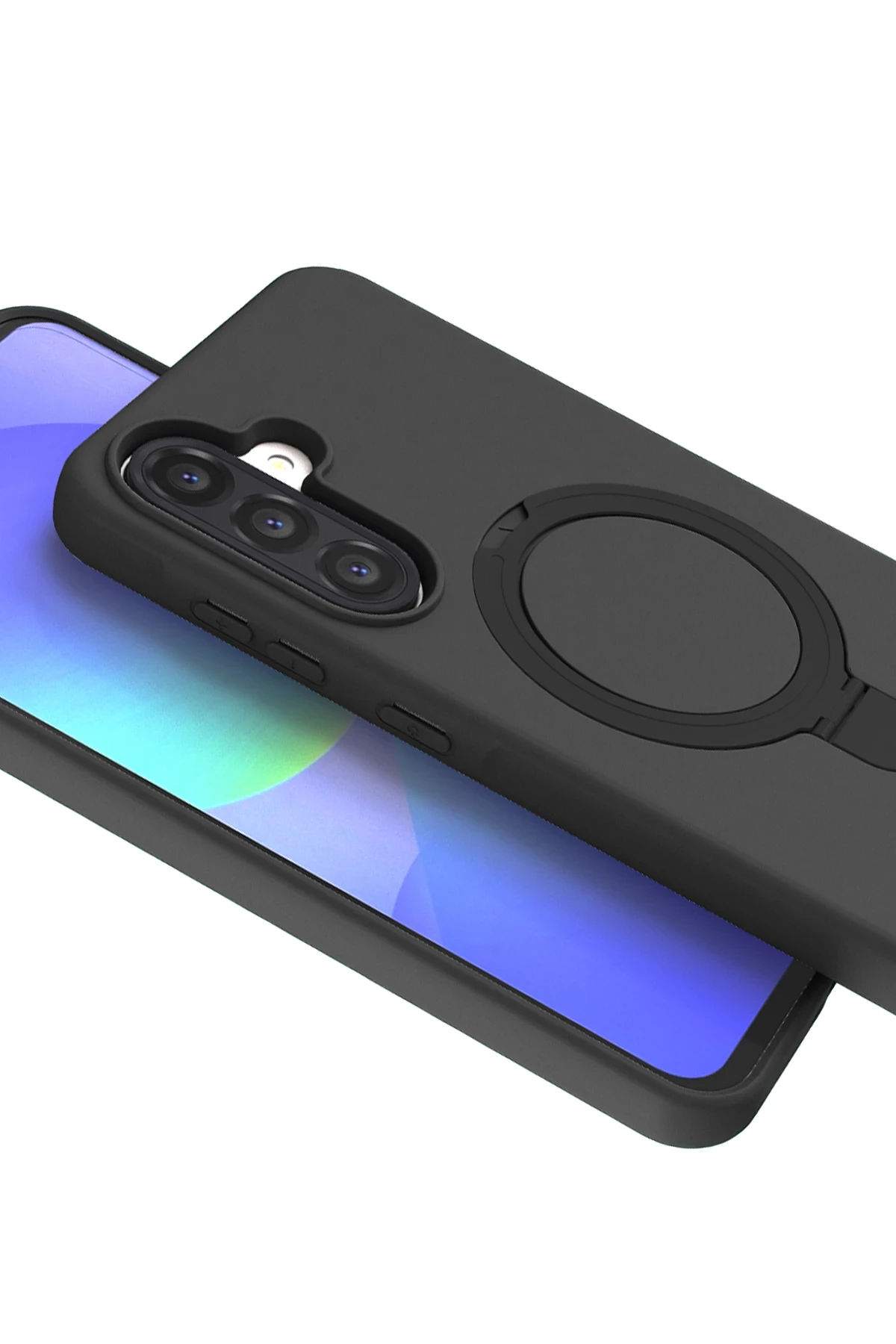Newface Samsung Galaxy A26 Regal Magsafe Standlı Kapak - Siyah