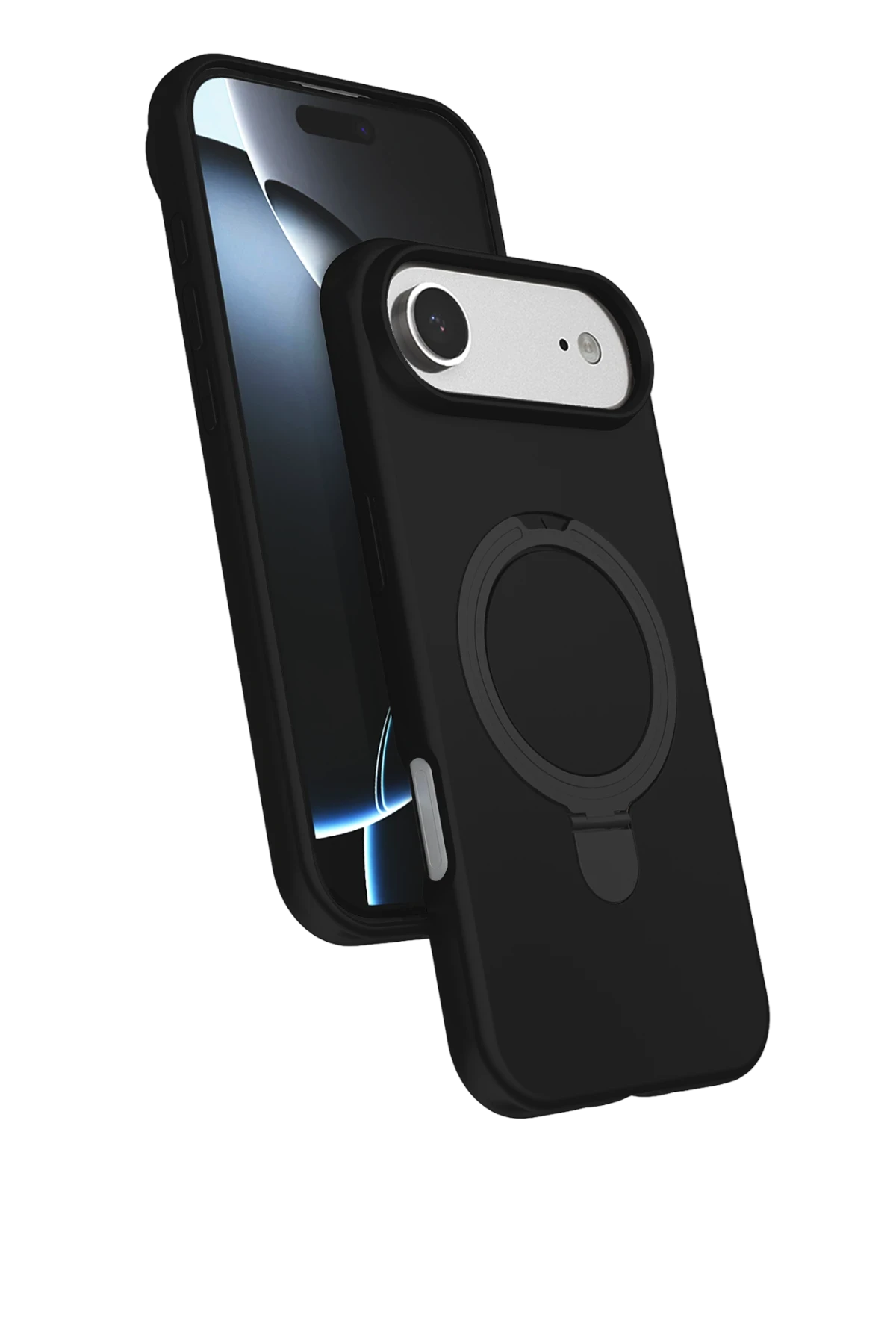 Newface Apple iPhone 17 Air Regal Magsafe Standlı Kapak - Siyah