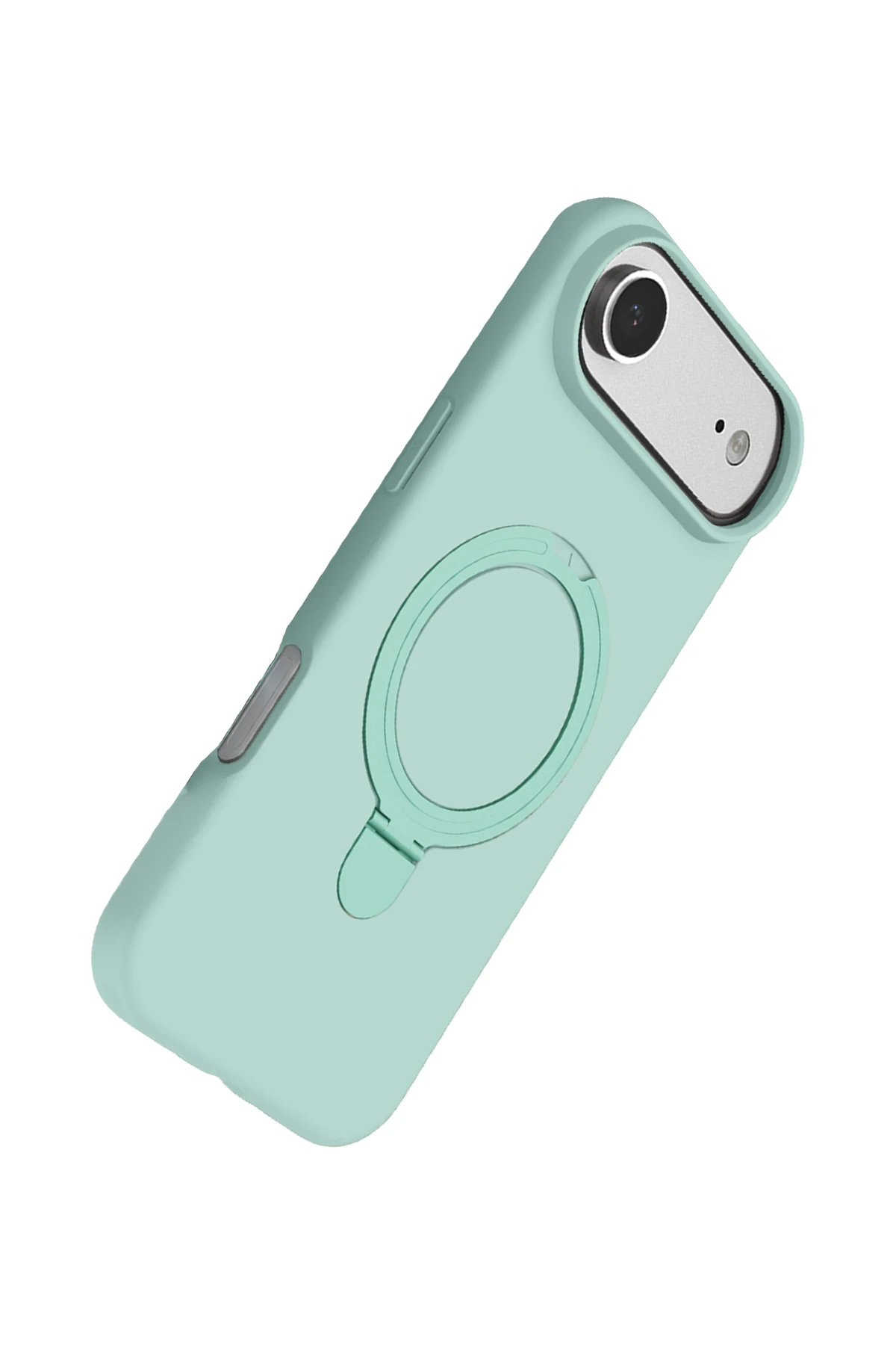 Newface Apple iPhone 17 Air Regal Magsafe Standlı Kapak - Su Yeşili