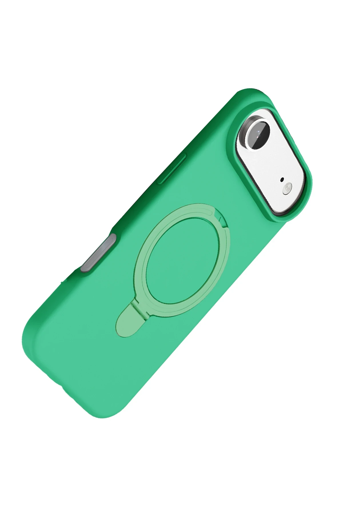 Newface Apple iPhone 17 Air Regal Magsafe Standlı Kapak - Yeşil