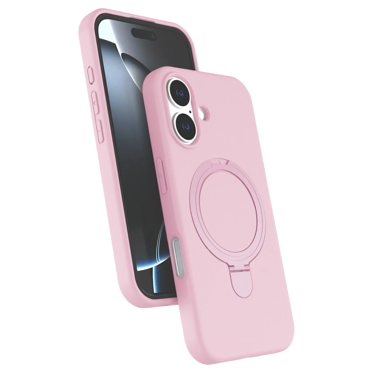 Newface Apple iPhone 17 Regal Magsafe Standlı Kapak - Açık Pembe — görsel 5