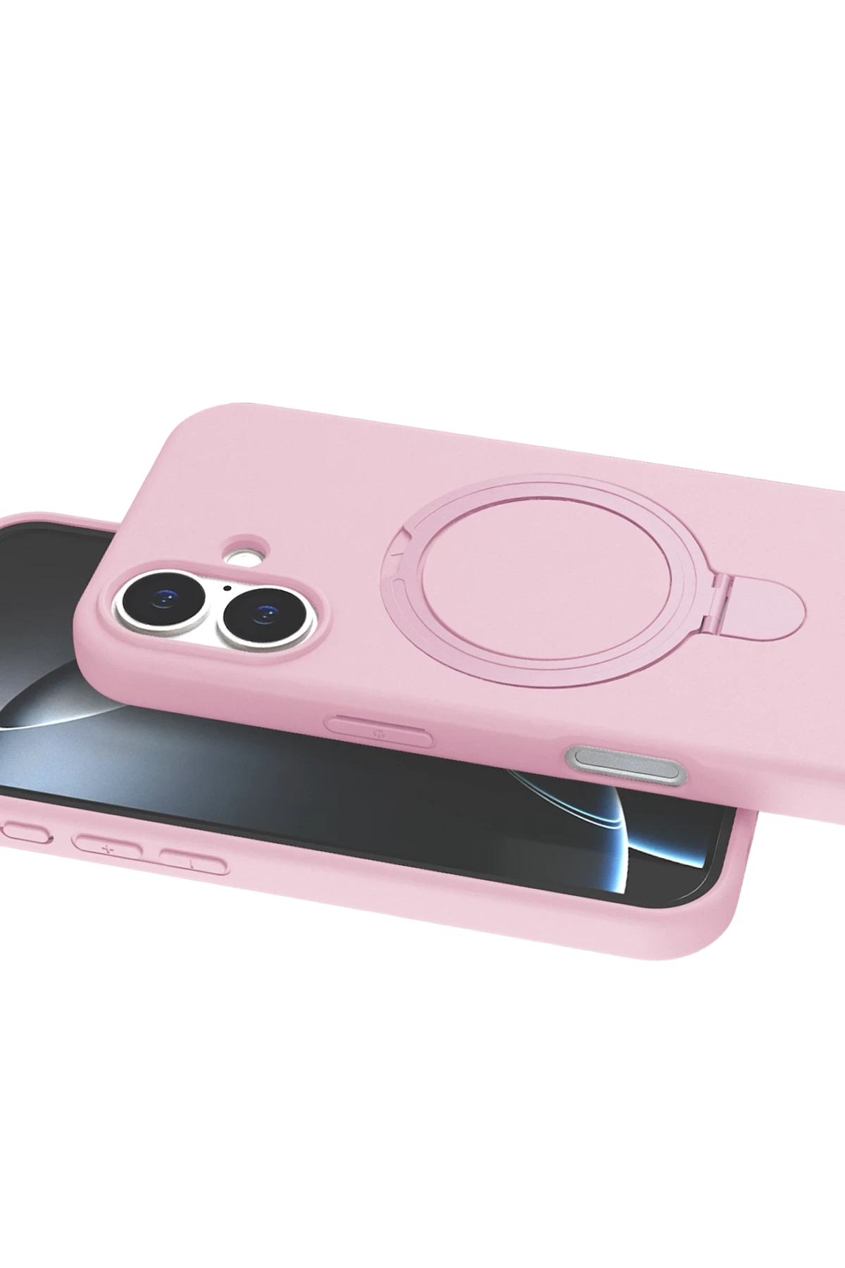 Newface Apple iPhone 17 Regal Magsafe Standlı Kapak - Açık Pembe — görsel 2