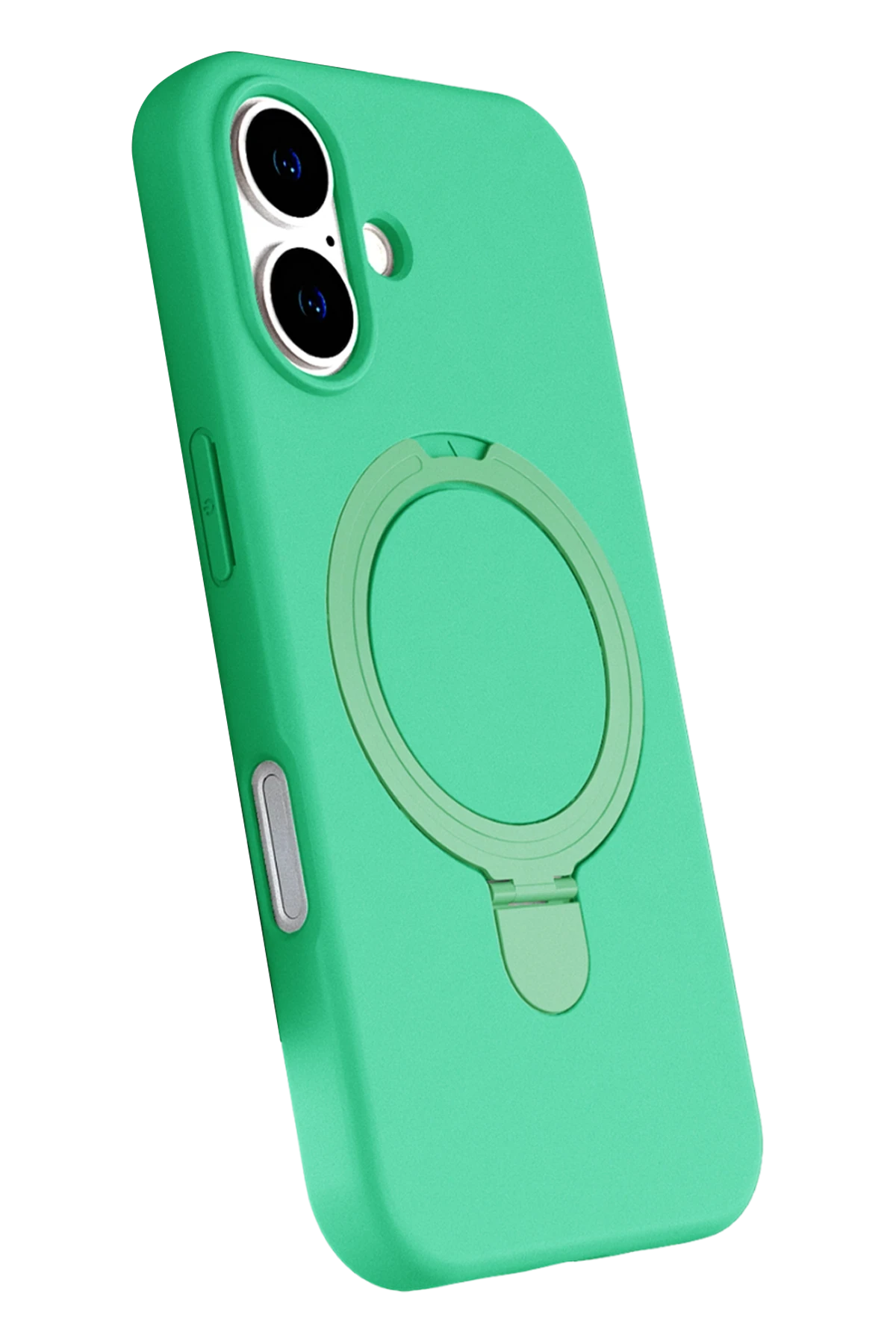 Newface Apple iPhone 17 Regal Magsafe Standlı Kapak - Yeşil