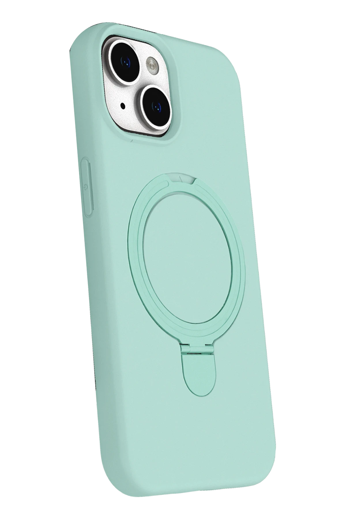 Newface Apple iPhone 14 Regal Magsafe Standlı Kapak - Su Yeşili