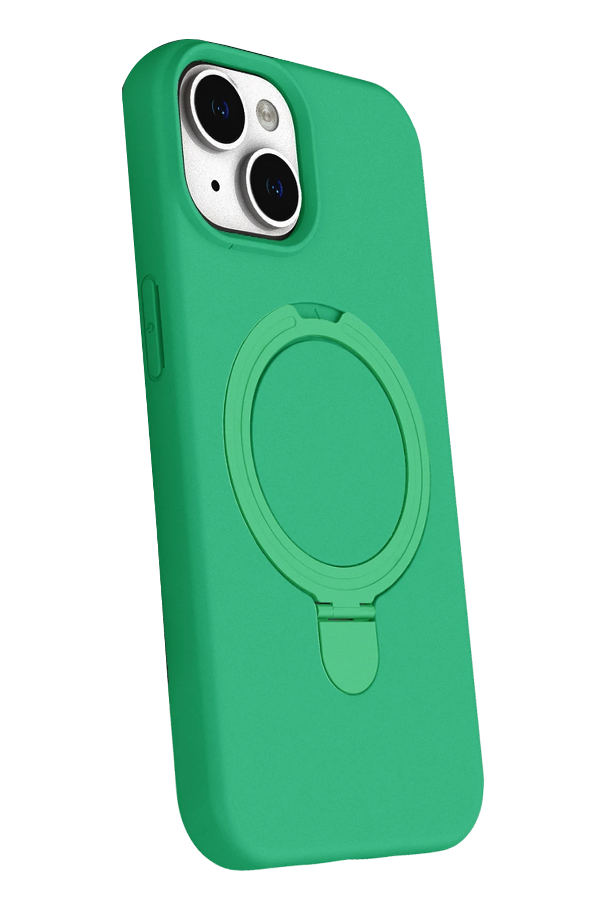 Newface Apple iPhone 14 Regal Magsafe Standlı Kapak - Yeşil