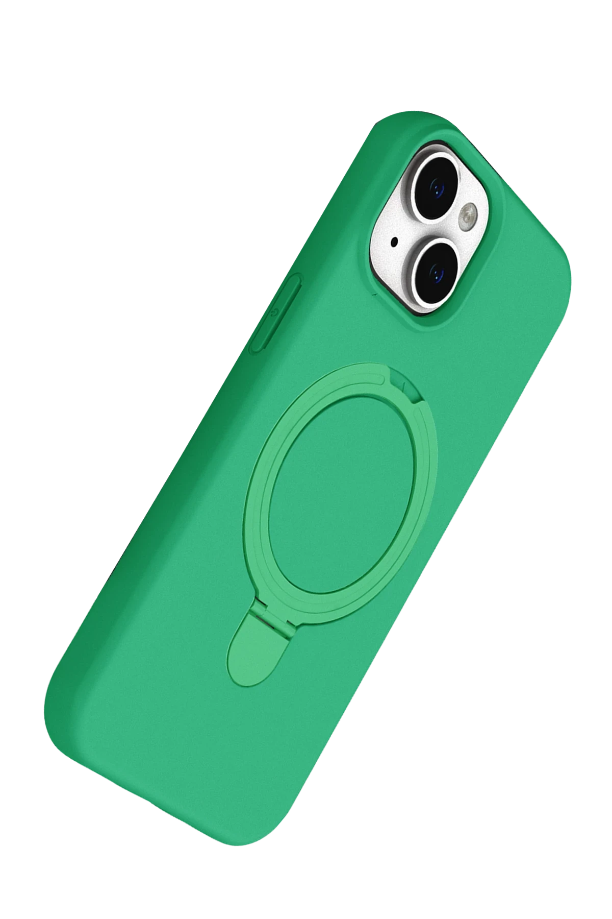 Newface Apple iPhone 14 Regal Magsafe Standlı Kapak - Yeşil