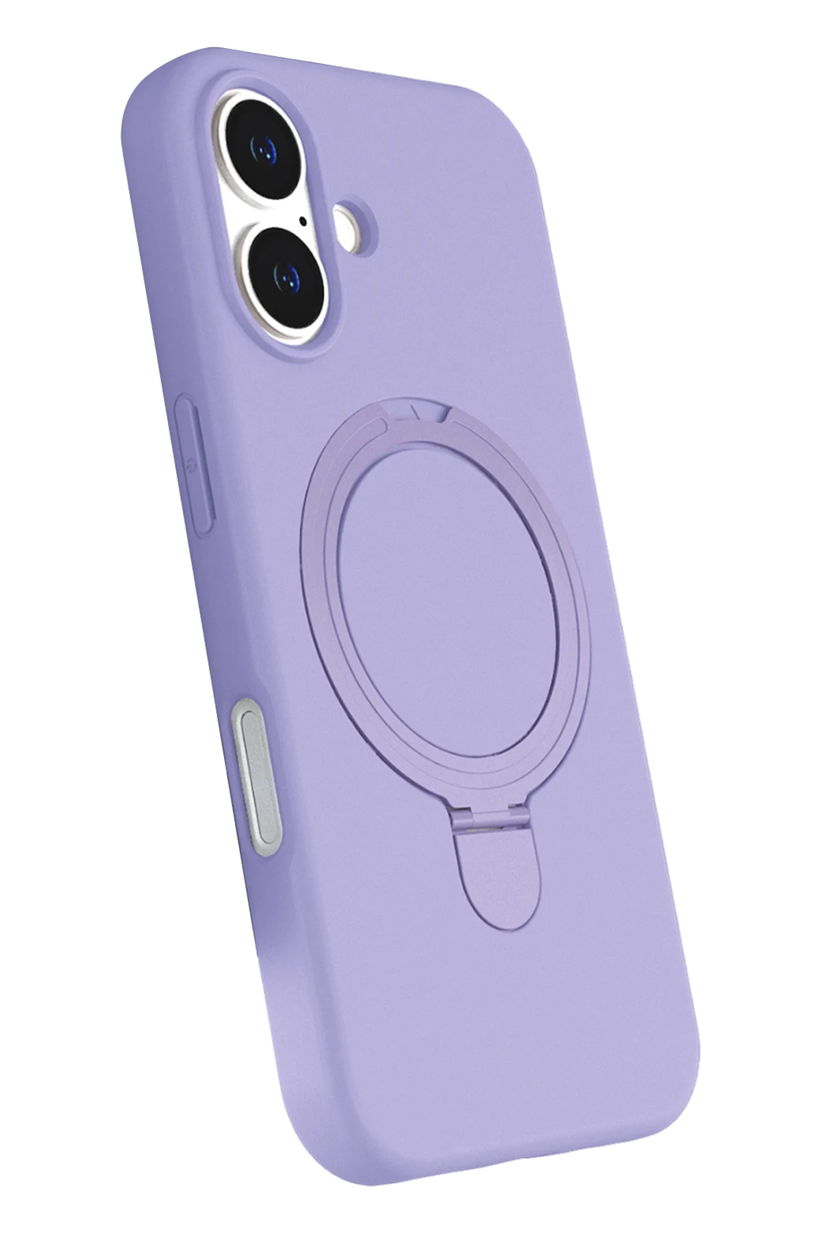 Newface Apple iPhone 16 Plus Regal Magsafe Standlı Kapak - Lila