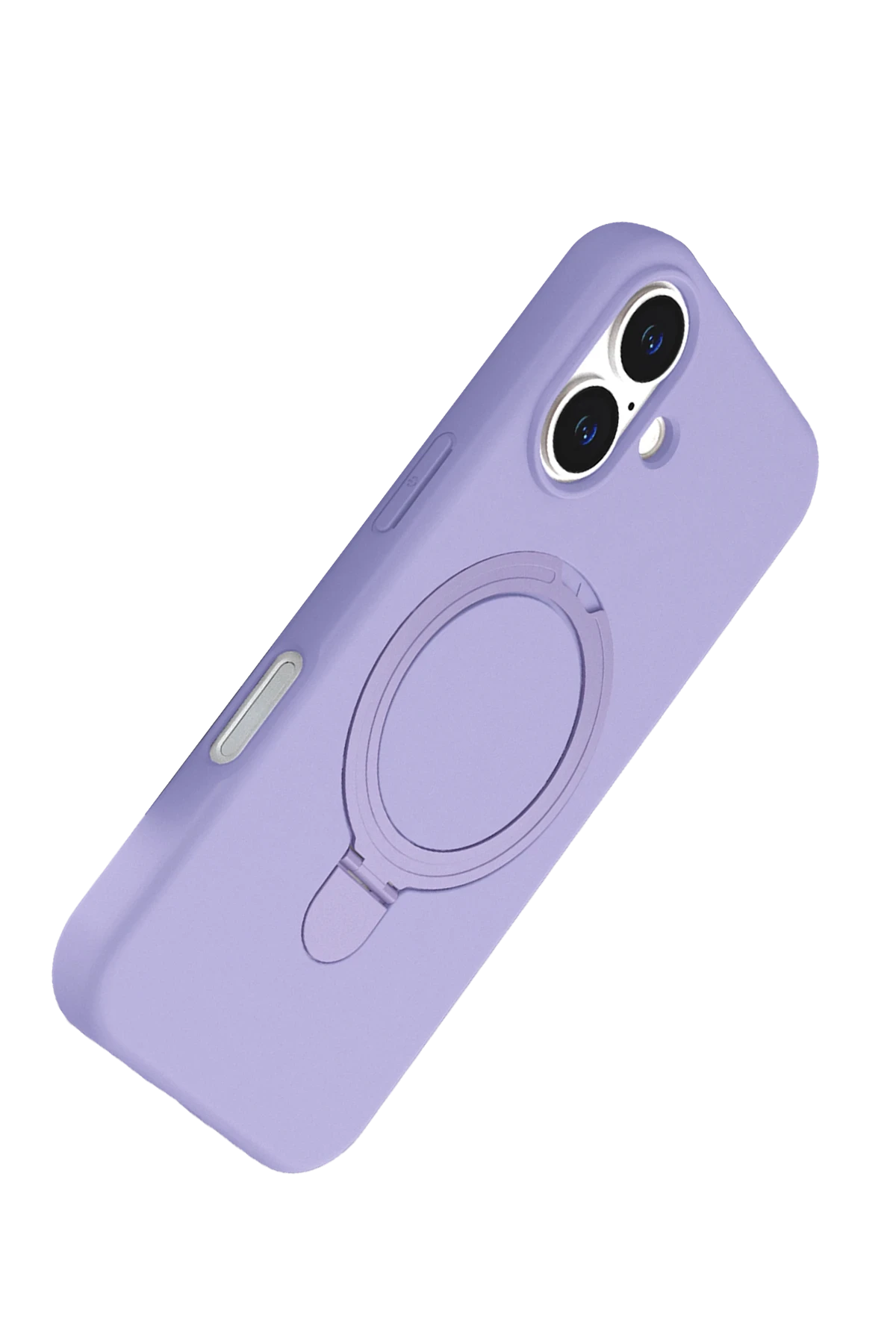 Newface Apple iPhone 16 Plus Regal Magsafe Standlı Kapak - Lila