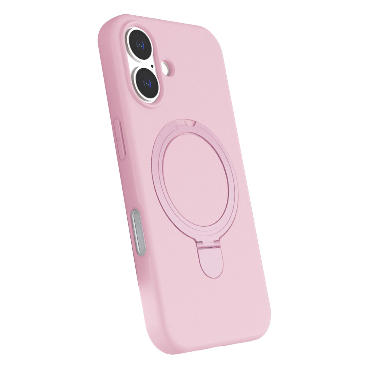 Newface Apple iPhone 16 Plus Regal Magsafe Standlı Kapak - Açık Pembe — görsel 11