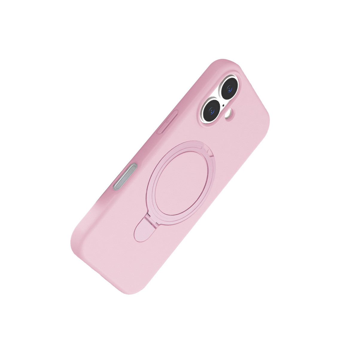 Newface Apple iPhone 16 Plus Regal Magsafe Standlı Kapak - Açık Pembe — görsel 12