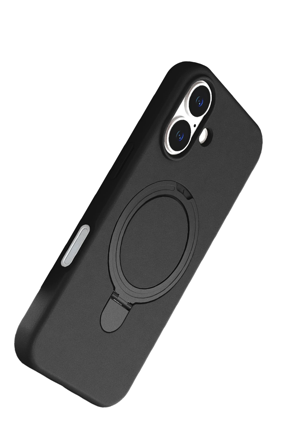 Newface Apple iPhone 16 Plus Regal Magsafe Standlı Kapak - Siyah