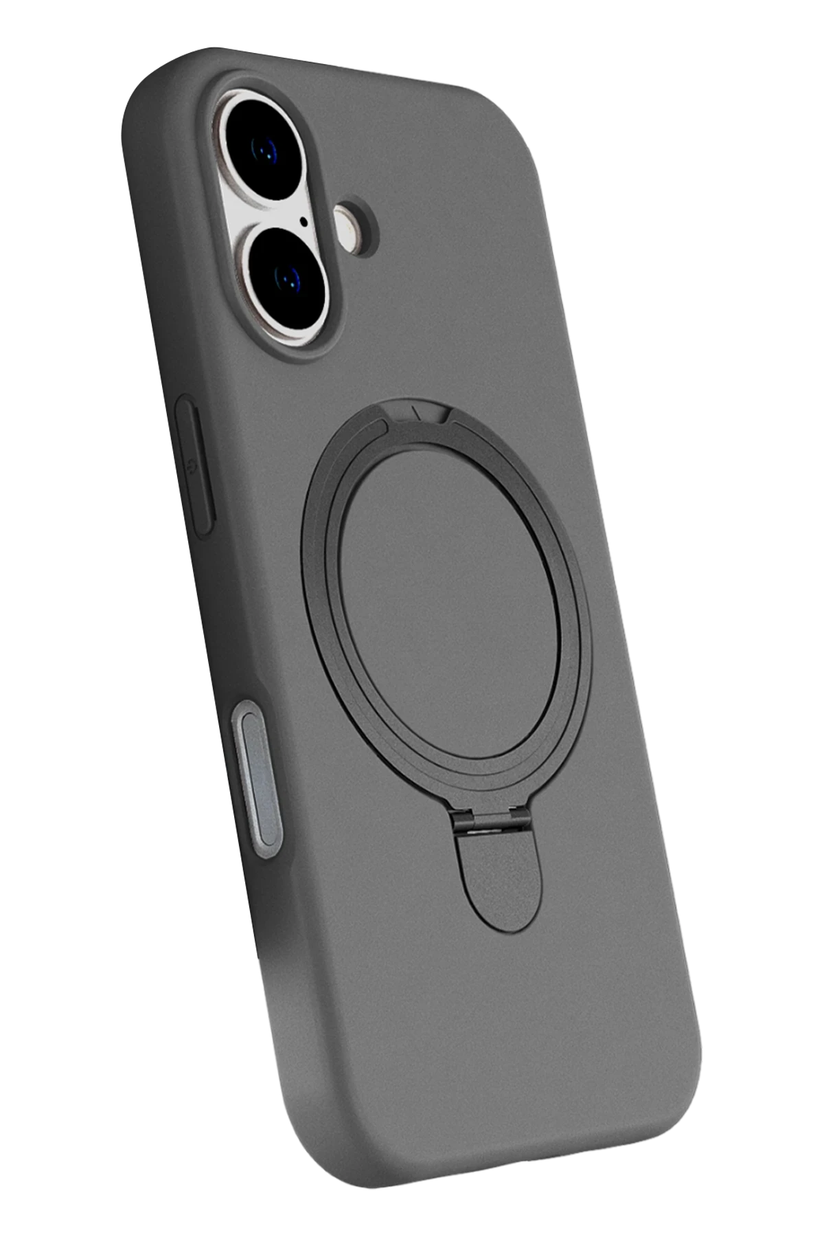 Newface Apple iPhone 16 Plus Regal Magsafe Standlı Kapak - Titan Gri