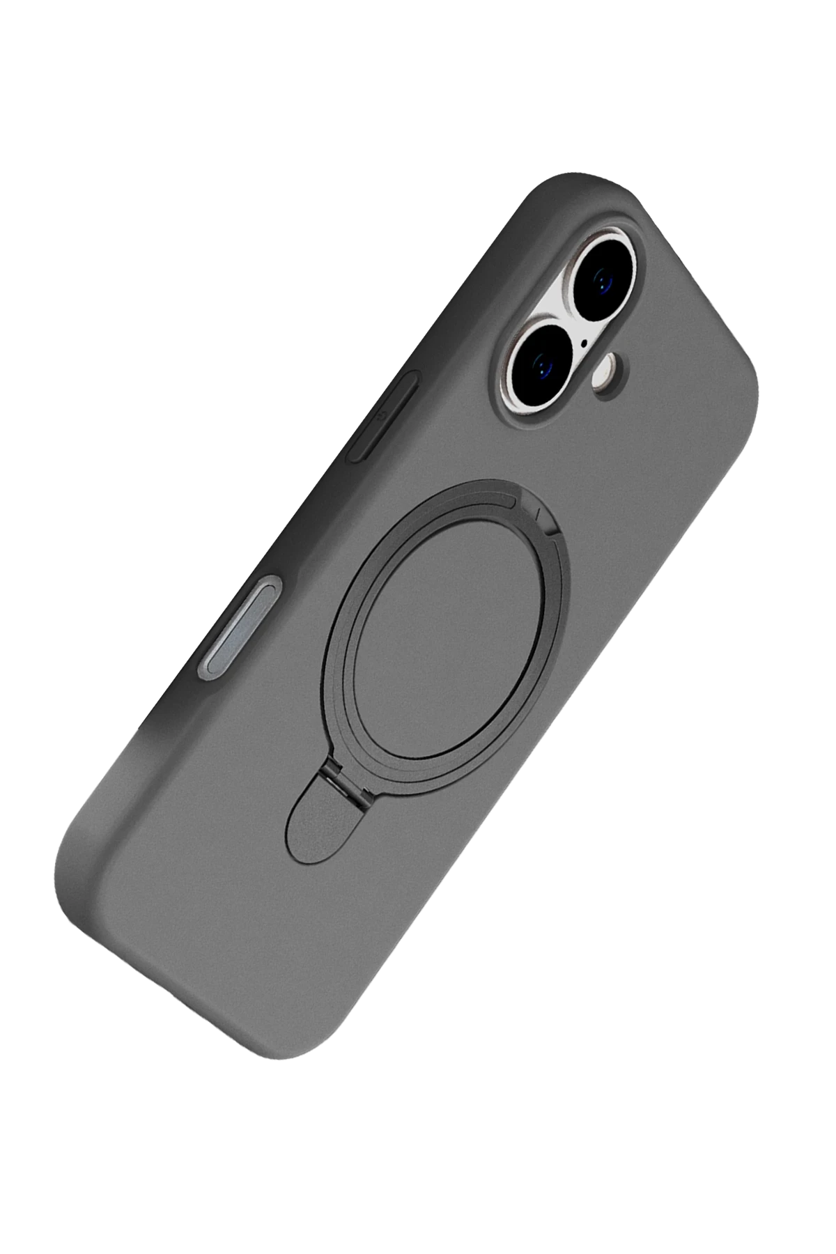 Newface Apple iPhone 16 Plus Regal Magsafe Standlı Kapak - Titan Gri