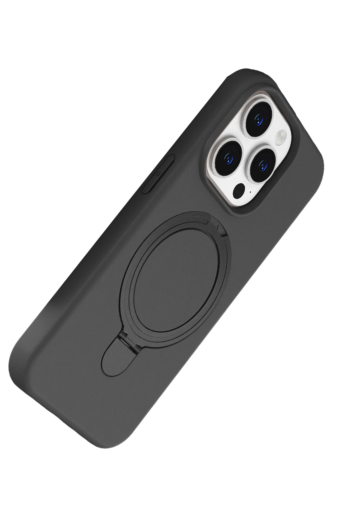 Newface Apple iPhone 14 Pro Max Regal Magsafe Standlı Kapak - Titan Gri