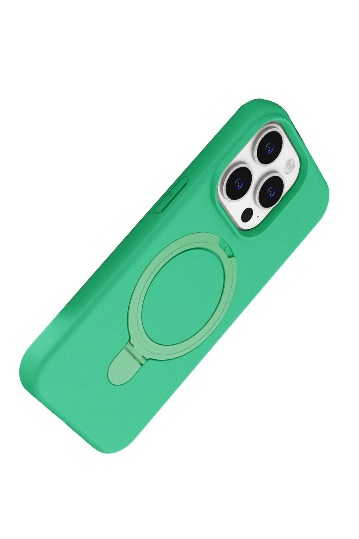 Newface Apple iPhone 14 Pro Max Regal Magsafe Standlı Kapak - Yeşil