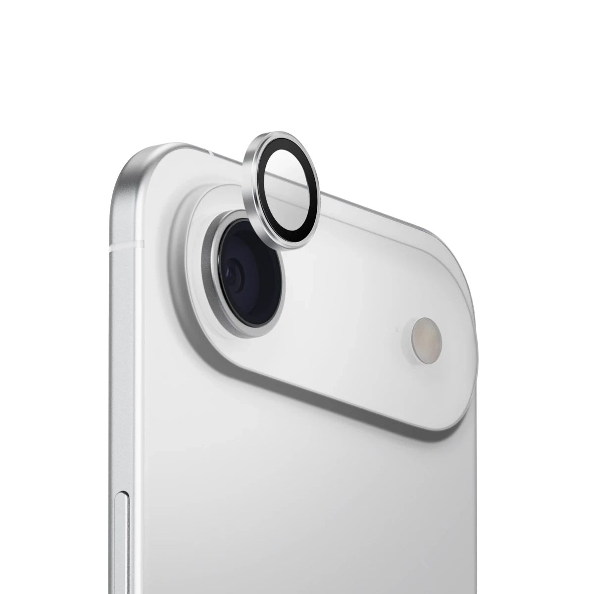 Uniq Apple iPhone 17 Air Optix Alüminyum Kamera Lens Koruyucu - Gümüş