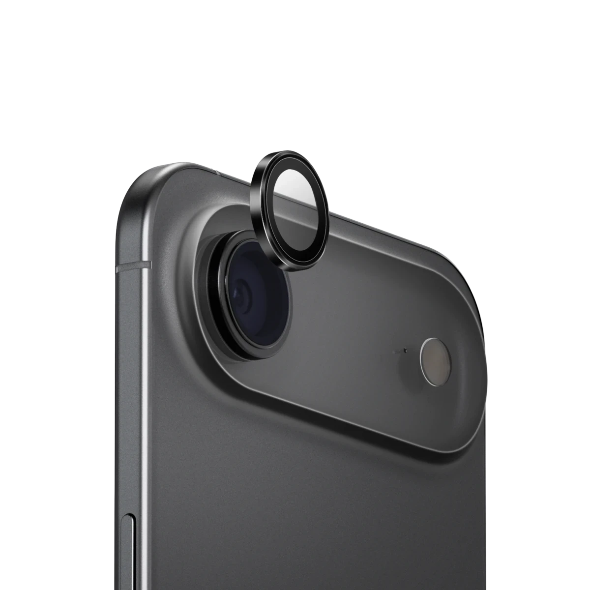 Uniq Apple iPhone 17 Air Optix Alüminyum Kamera Lens Koruyucu - Siyah