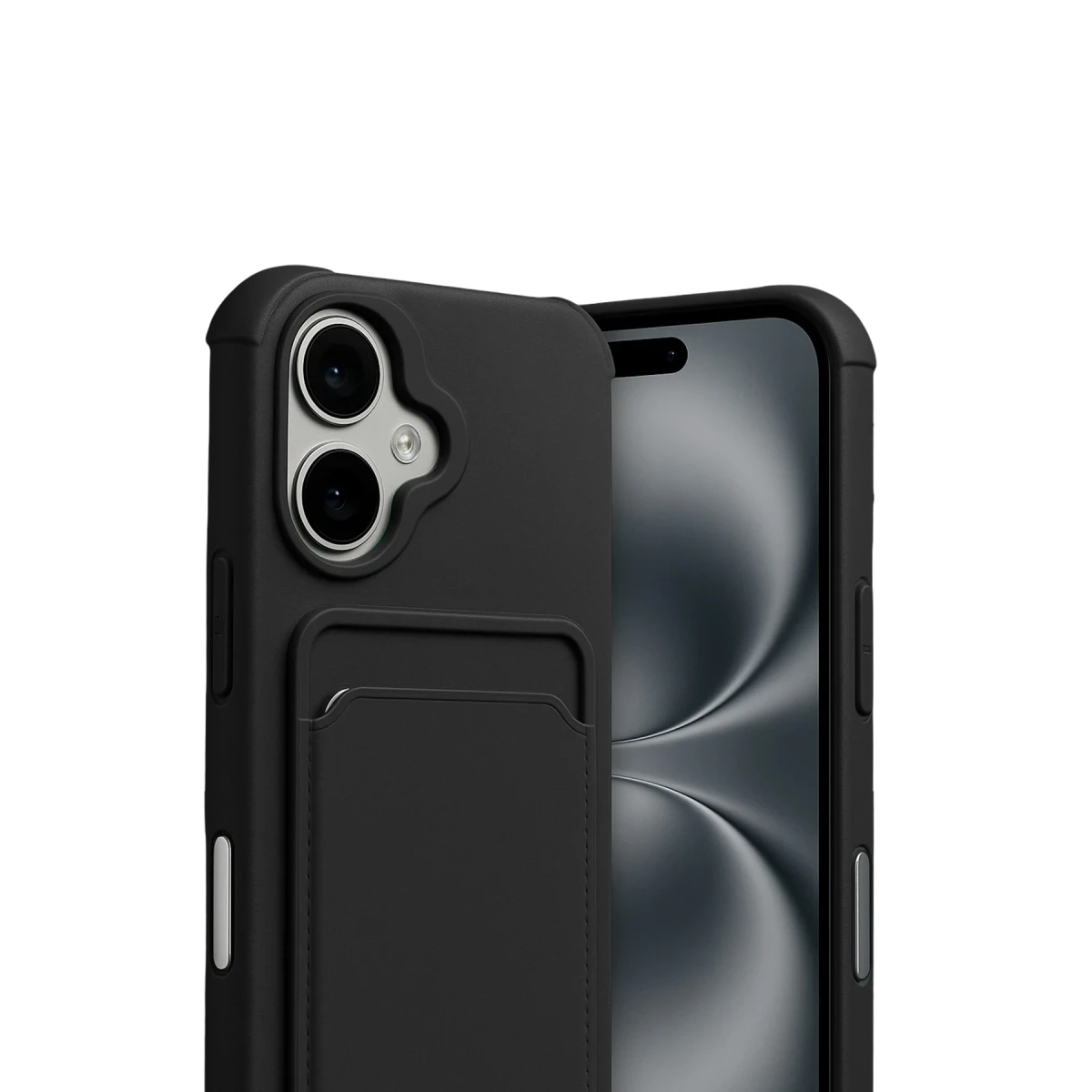 Newface Apple iPhone 17 Kelvin Kartvizitli Silikon - Siyah — görsel 5