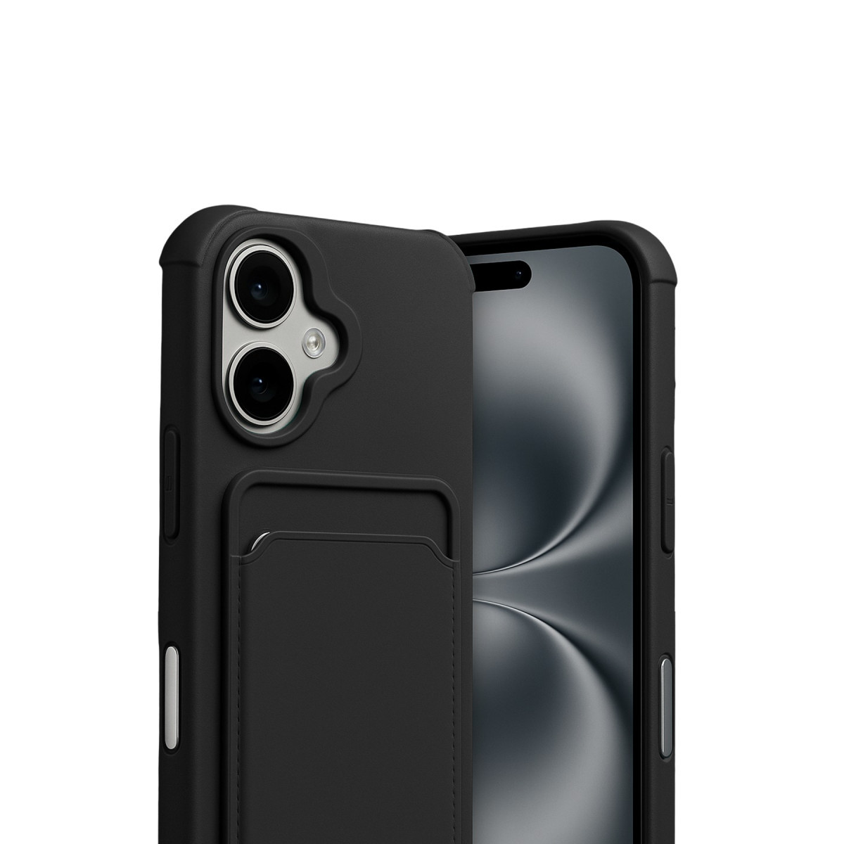 Newface Apple iPhone 17 Kelvin Kartvizitli Silikon - Siyah — görsel 8