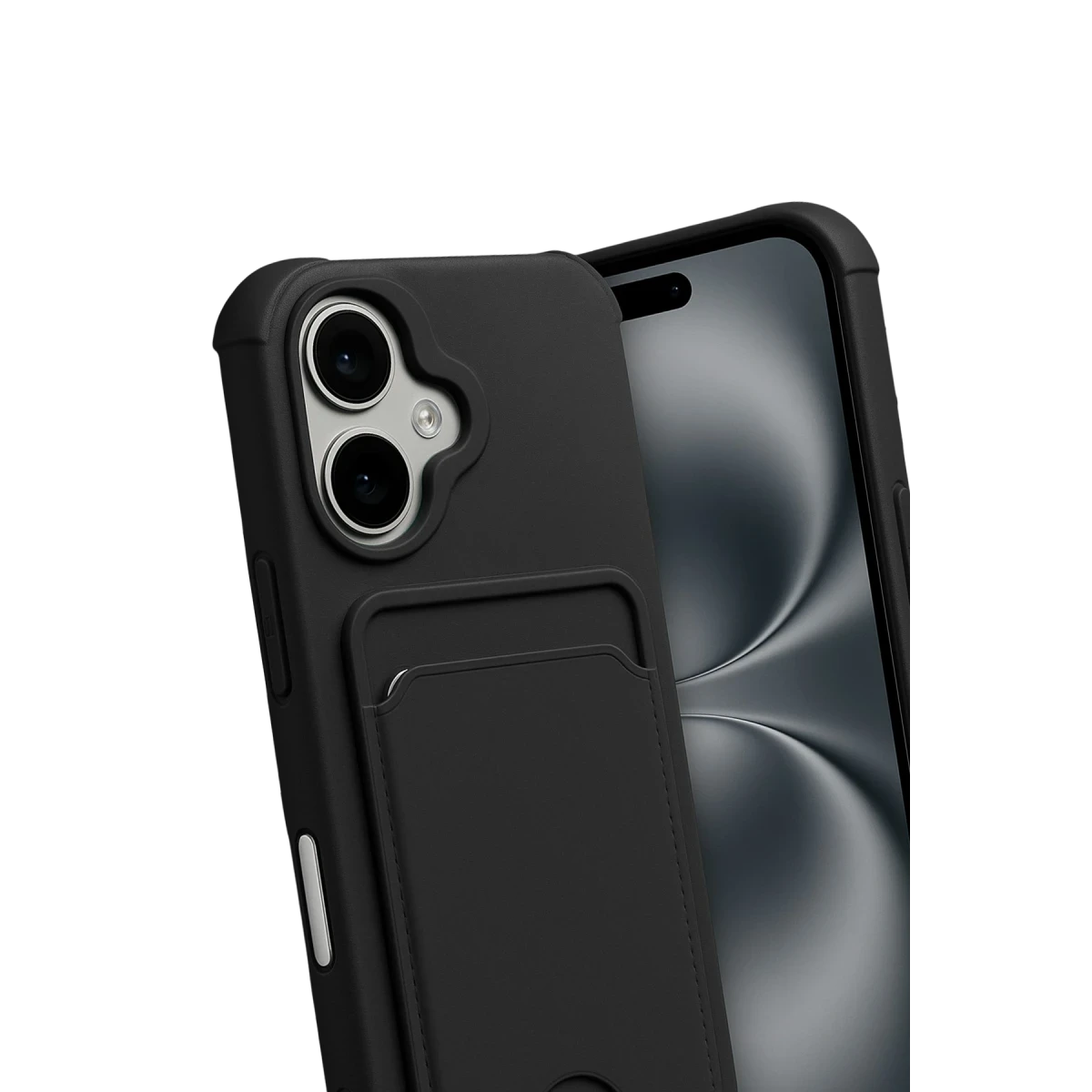 Newface Apple iPhone 17 Kelvin Kartvizitli Silikon - Siyah — görsel 6