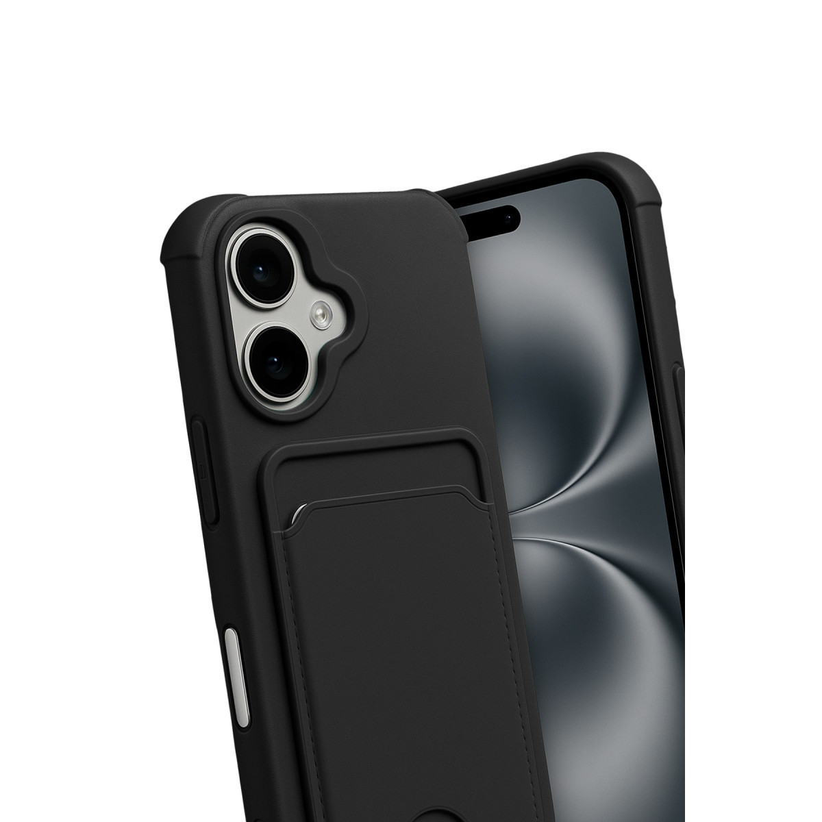 Newface Apple iPhone 17 Kelvin Kartvizitli Silikon - Siyah — görsel 9