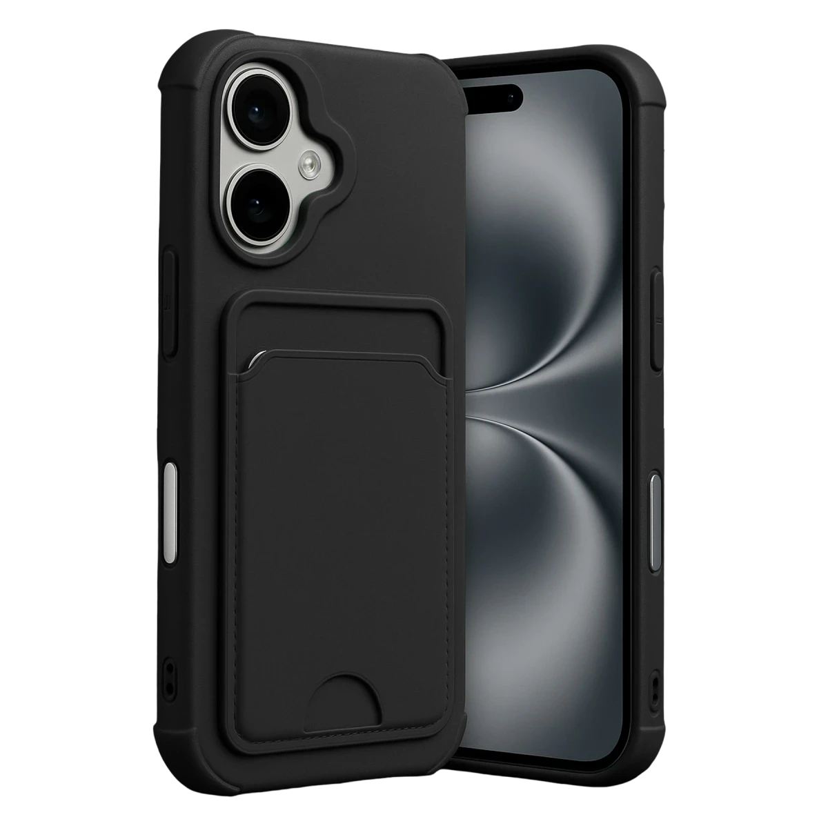 Newface Apple iPhone 17 Kelvin Kartvizitli Silikon - Siyah — görsel 4