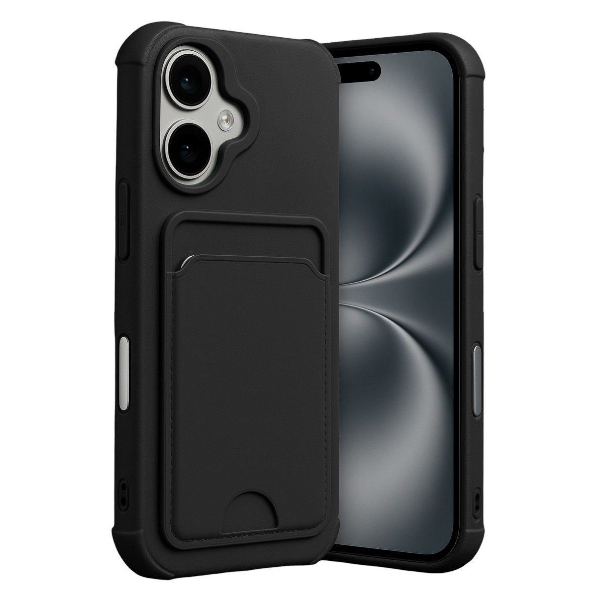 Newface Apple iPhone 17 Kelvin Kartvizitli Silikon - Siyah — görsel 7