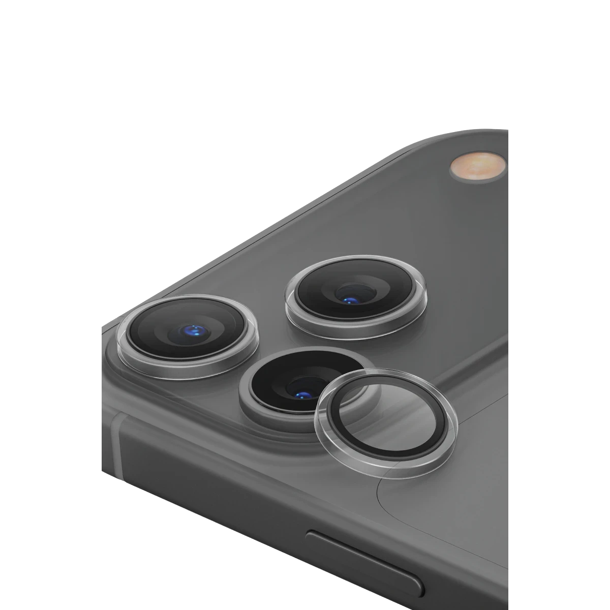 Uniq Apple iPhone 17 Air Optix Kamera Lens Koruyucu - Şeffaf