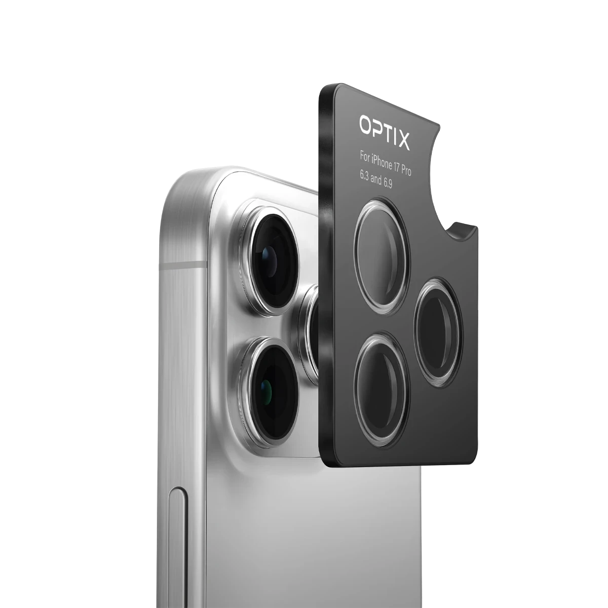 Uniq Apple iPhone 17 Air Optix Kamera Lens Koruyucu - Şeffaf