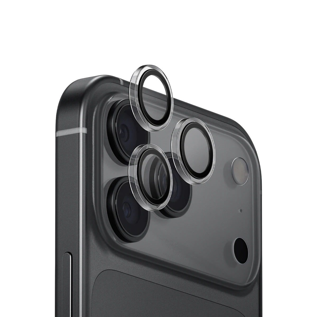 Uniq Apple iPhone 17 Pro Max Optix Kamera Lens Koruyucu - Şeffaf