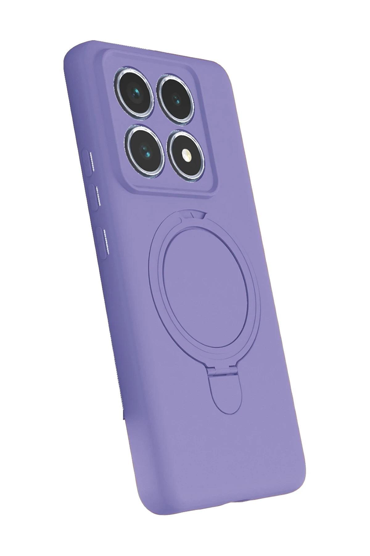 Newface Xiaomi Mi 14T Pro Regal Magsafe Standlı Kapak - Lila