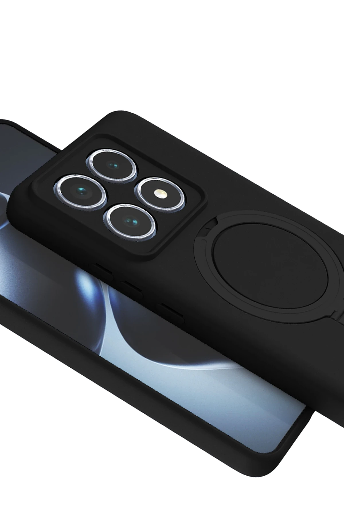 Newface Xiaomi Mi 14T Pro Regal Magsafe Standlı Kapak - Siyah