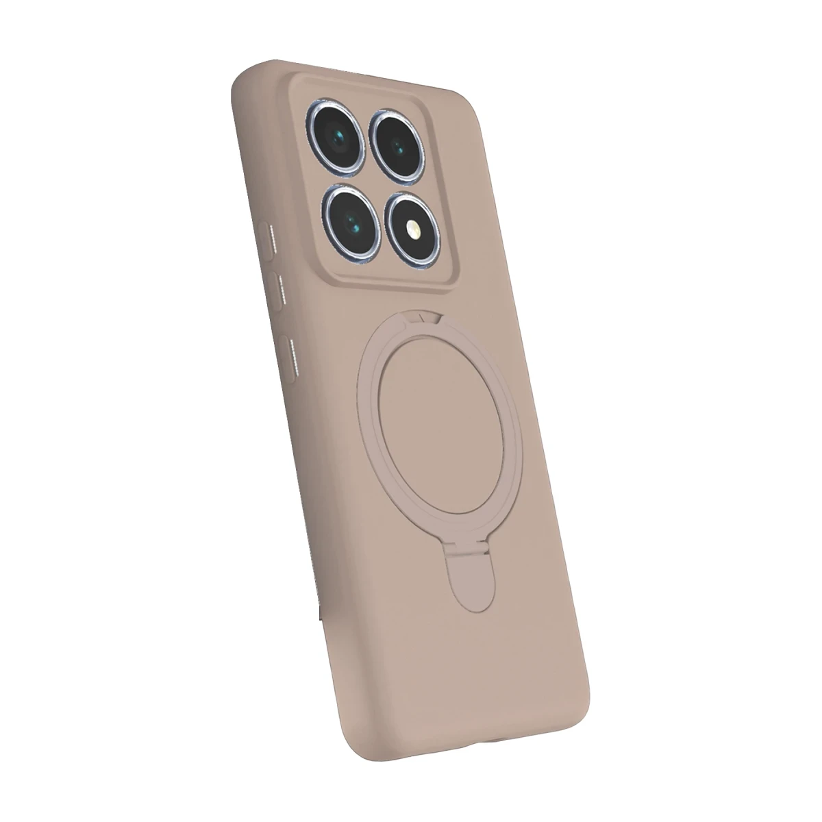 Xiaomi Mi 14T Pro Regal Magsafe Standlı Kapak - Çöl Titanyum