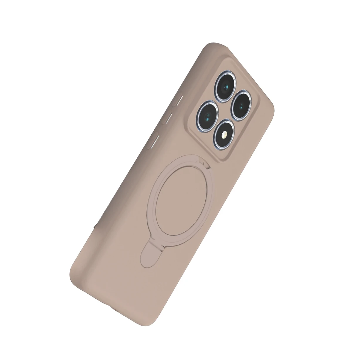 Xiaomi Mi 14T Pro Regal Magsafe Standlı Kapak - Çöl Titanyum